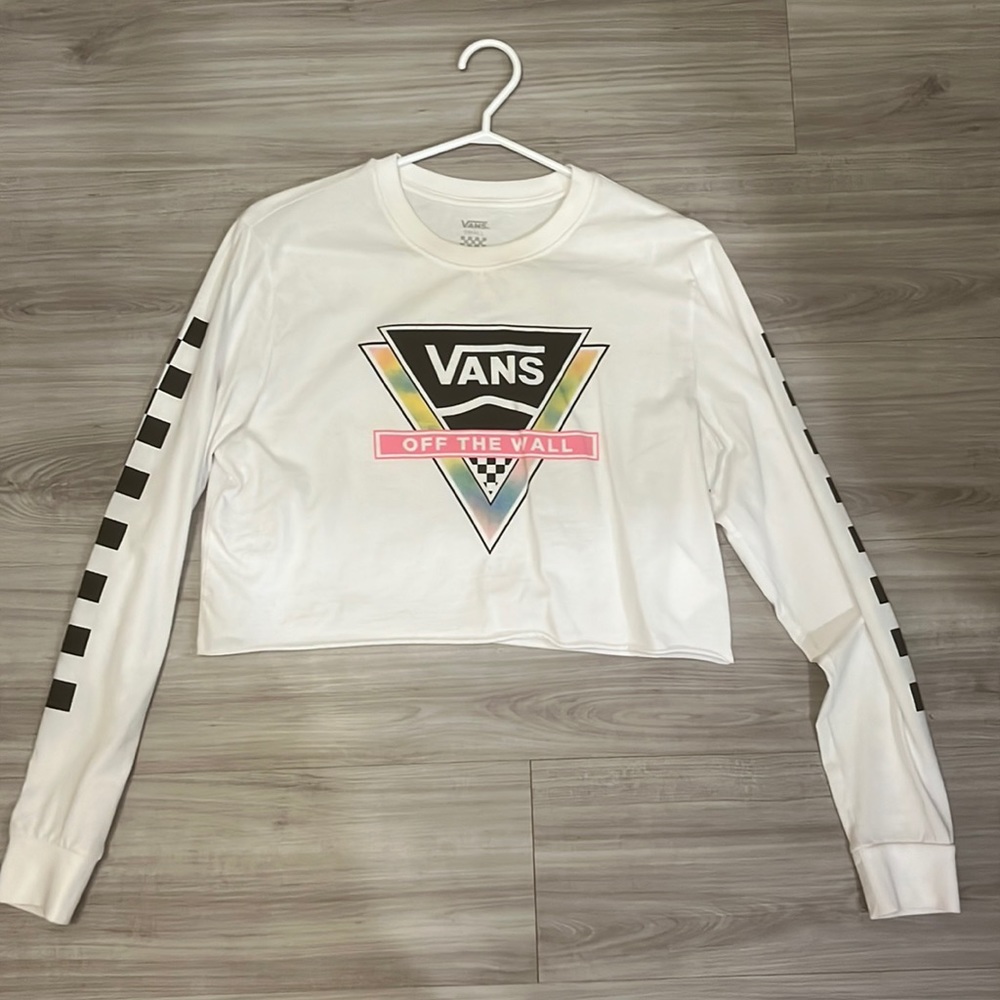 COPY - Vans cropped long sleeve shirt